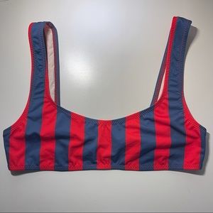 Solid & Striped Bikini Top